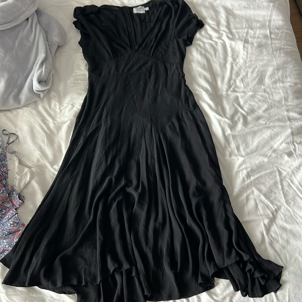 black maxi princess polly dress